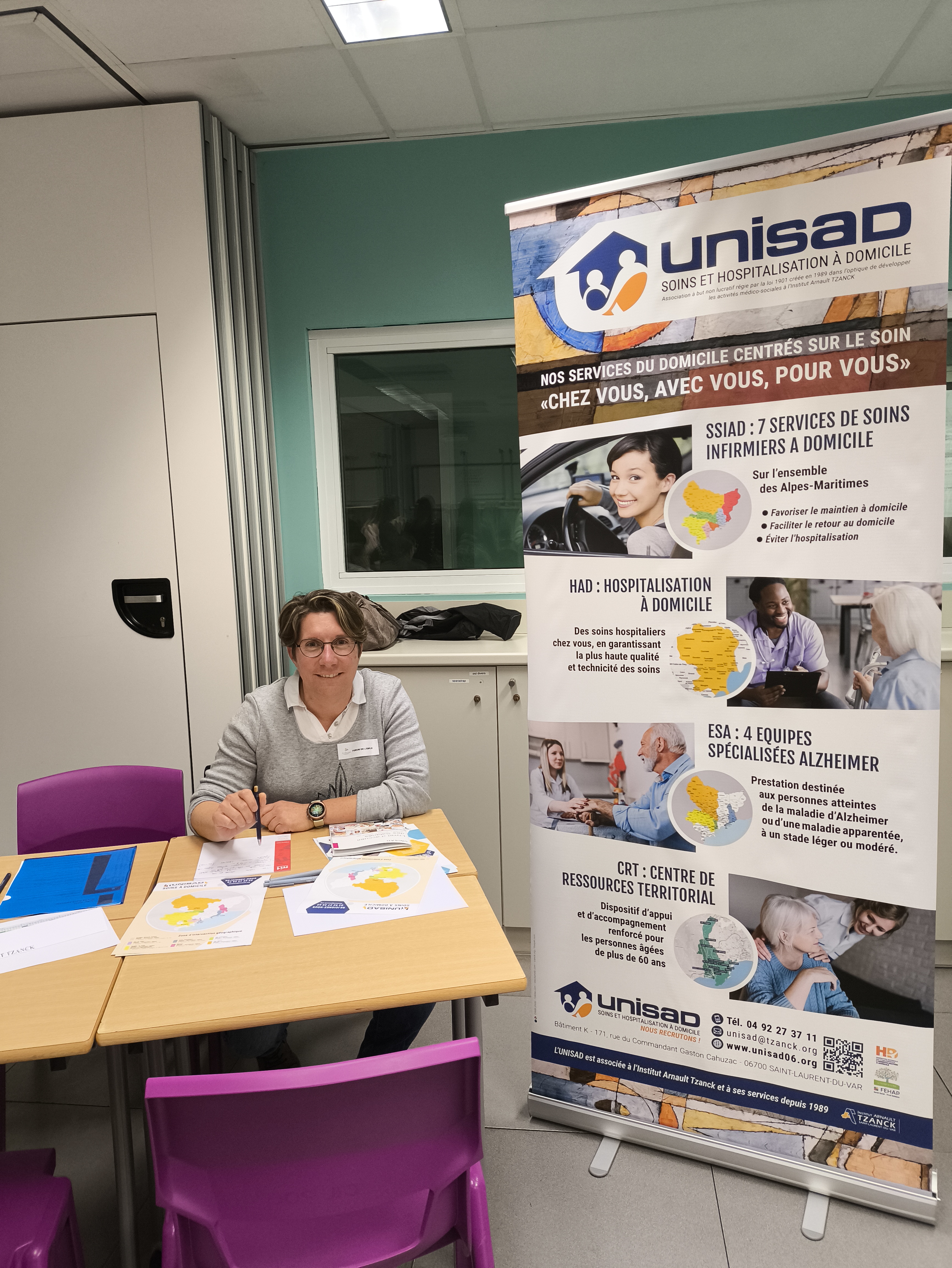 L'UNISAD au Forum de l'emploi de l'IFSI / IFAS
